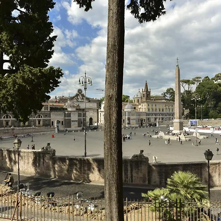 Bright With Piazza Del Popolo View * Rome