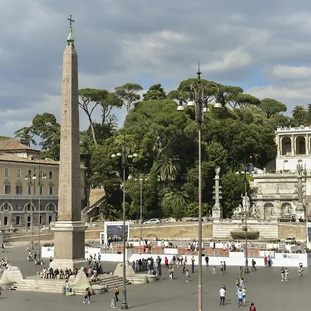 Bright With Piazza Del Popolo View Rome